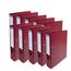 Exacompta 53704E 10er Pack Premium PVC-Ordner Prem´Touch. 7 cm breit DIN A4 Ringordner Aktenordner Briefordner Büroordner Plastikordner Schlitzordner bordeaux
