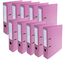 Exacompta 53755E 10er Pack Premium PVC-Ordner Prem´Touch Pastell. 7 cm breit DIN A4 Ringordner Aktenordner Briefordner Büroordner Plastikordner Schlitzordner Rosa