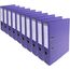 Exacompta 53757E 10er Pack Premium PVC-Ordner Prem´Touch Pastell. 7 cm breit DIN A4 Ringordner Aktenordner Briefordner Büroordner Plastikordner Schlitzordner Lila