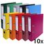 Exacompta 53074E 10er Pack Premium PVC-Ordner Prem´Touch. 7 cm breit DIN A4 Ringordner Aktenordner Briefordner Büroordner Plastikordner Schlitzordner farbig sortiert