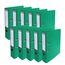 Exacompta 53743E 10er Pack Premium PVC-Ordner Prem´Touch. 7 cm breit DIN A4 Ringordner Aktenordner Briefordner Büroordner Plastikordner Schlitzordner grün