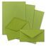 50x Briefpapier Set DIN A4 mit DIN Lang Briefumschlägen, Nassklebung - Kraftpapier-Hellgrün - Recycling-Schreibpapier mit Kuverts - FarbenFroh by GUSTAV NEUSER