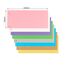 Agoer Dividers for A4 Folders, Pack of 200, 8 Colours, Folder Dividers, Colourful, 180 g/m², Printable Cardboard, Folder Dividers for Sorting, Index of Documents, 24 x 10.5 cm