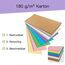 Agoer Dividers for A4 Folders, Pack of 200, 8 Colours, Folder Dividers, Colourful, 180 g/m², Printable Cardboard, Folder Dividers for Sorting, Index of Documents, 24 x 10.5 cm