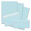 75x Briefpapier Set DIN A4 mit DIN Lang Briefumschlägen, Haftklebung - Hellblau - mattes Schreibpapier mit Kuverts - FarbenFroh by GUSTAV NEUSER