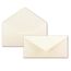 50x Briefpapier Set DIN A4 mit DIN Lang Briefumschlägen, Nassklebung - Naturweiß - mattes Schreibpapier mit Kuverts - FarbenFroh by GUSTAV NEUSER