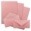 75x Briefpapier Set DIN A4 mit DIN Lang Briefumschlägen, Nassklebung - Alt-Rosa - mattes Schreibpapier mit Kuverts - FarbenFroh by GUSTAV NEUSER