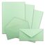200x Briefpapier Set DIN A4 mit DIN Lang Briefumschlägen, Nassklebung - Mint-Grün - mattes Schreibpapier mit Kuverts - FarbenFroh by GUSTAV NEUSER