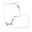 zartbesaitet Eukalyptus Briefpapier DIN A5 - 20 Blatt und 10 Umschläge, Weiß, Schreibpapier-Set, Stationery, FSC-zertifiziert, bedruckbar, 4/0 farbig
