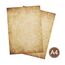 60 Blatt Briefpapier Altes Papier Vintage Absofine Alt Casanova Mittelalterliches Briefpapier DIN A4 Beidseitig 100g