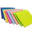 10,2 x 10,2 cm linierte Haftnotizen für Post, 8 helle Farben, selbstklebende Notizen, 50 Blatt pro Block, 8 Blöcke, insgesamt 400 Blatt