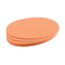 FRANKEN Moderationskarten Oval, 190 x 110 mm, 500 Stück, orange, UMZ 1119 05