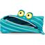 ZIPIT Wildlings Federmäppchen für Jungen, Großes Mäppchen für die Schule, Monster Etui für Kinder, Federmappe Blau