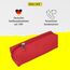 Online Premium-Schlampermäppchen/Pencil Case Rot I Stylisches Schlamperetui für Jungen & Mädchen I Federmäppchen mit praktischem Reißverschluss I 1 Fach I Ideal für Schule, Uni & Büro