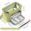EASTHILL Federmäppchen mit grossem Pencil case Tragbare Stifttasche Tragbare kosmetisches Office High School Organizer College Studentin Mädchen Jugendliche Mädchen-Grün