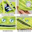 ZIPIT Wildlings Federmäppchen für Jungen, Extra Großes Mäppchen für die Schule, Monster Etui für Kinder, Federmappe Grün