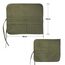Stifterolle, Jtdeal Rollmäppchen Leinwand Pinseltasche Federmäppchen stifteetui Pinsel Etui Case für Künstler Feder Aquarell Öl-Pinsel,Armee Grün