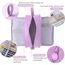 Federmäppchen Federtaschen Mädchen Mäppchen, Große Kapazität Pencil Case Cord Federmäppchen für Schule & Büro Erwachsener Mädchen Geschenk, Purple
