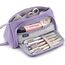 SeBeLi Federmäppchen Federtaschen Teenager Mädchen Mäppchen, Große Kapazität Pencil Case für Schule & Büro Erwachsener Mädchen Geschenk, 20x11cm (Violett)