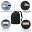 KROSER Laptop Rucksack 17,3'' Business Rucksack Schulrucksack Großer Wasserdicht Taschen Reise Backpack Daypack Mit USB und RFID-Taschen für Herren/College/Männer/Frauen Gestepptes Schwarz
