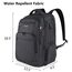KROSER Laptop Rucksack Herren 17,3'' Business Rucksack Schulrucksack Großer Wasserdicht Taschen Reise Backpack Daypack für College/Männer/Frauen Schwarz MEHRWEG