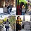 KROSER ROSER Rucksack Damen für Schule Laptop Rucksack 15,6 Zoll Schulrucksack Daypack wasserdichte für Universität/Reisen/Business/Arbeit Frauen/Männer, Grau