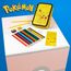 Pokemon Federmäppchen Jungen und Mädchen Mäppchen Gefüllt mit Schreibwaren Set Pikachu Geschenke für Kinder und Teenager (Pikachu)