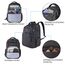 KROSER Laptop Rucksack Herren 17,3'' Business Rucksack Schulrucksack Großer Wasserdicht Taschen Reise Backpack Daypack für College/Männer/Frauen Schwarz MEHRWEG