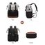 LOVEVOOK Rucksack Grau, Moderner Laptop Schulrucksack, Schultasche Teenager Backpack Women Elegant Tagesrucksäcke Handtasche 2 in 1, 17,3 Zoll für Uni Büro Arbeit, Grau & Schwarz