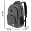 YAMTION Rucksack Laptop 17.3 Zoll Schulrucksack Herren Damen Schultasche Teenager mit USB-Ladeanschluss für Uni Arbeit Schule Reisen