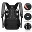 YAMTION Rucksack Laptop 17.3 Zoll Schulrucksack Herren Damen Schultasche Teenager mit USB-Ladeanschluss für Uni Arbeit Schule Reisen