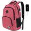 YAMTION Rucksack Laptop für Damen Frauen Mädchen Schulrucksack mit USB-Ladeanschluss Oxford,20-35L