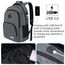 YAMTION Rucksack Herren und Damen,Schulranze Schultasche Laptop Schulrucksack Jungen Teenager Daypack Uni Schule Studium Arbeit
