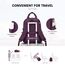 LOVEVOOK Laptop Rucksack Damen, 15,6 Zoll Schulrucksack Teenager mit USB Ladeanschluss, Wasserdicht Tagesrucksäcke Reiserucksack, Elegant Travel Backpack für Schule Büro Reise, Dunkelviolett