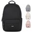 LARKSON Schulrucksack Mädchen & Jungen Teenager Schwarz - No 3 - Rucksack Damen & Herren für Schule - 16" Laptopfach - Aus Recyceltem PET - Wasserabweisend