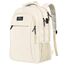 MATEIN Laptop Rucksack Damen 15,6 Zoll Notebook Arbeitsrucksack Elegant mit USB Ladeanschluss und Laptopfach Schulrucksack Herren Reisen Business, Beige