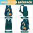 LOIDOU Kinderrucksack Jungen Kinder Rucksack Tagesrucksack Vorschulrucksack Kindergartentasche Schulrucksack für Schule Kita 38cm 3-8Y