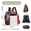 Fmeida Rucksack Damen Anti Diebstahl Handtaschen Wasserdichte Nylon Schulrucksack 2 in 1 Schultertasche Shopper Casual Daypack Reiserucksack für Frauen Mädchen (Bunt)