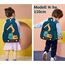 LOIDOU Kinderrucksack Jungen Kinder Rucksack Tagesrucksack Vorschulrucksack Kindergartentasche Schulrucksack für Schule Kita 38cm 3-8Y