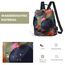Fmeida Rucksack Damen Anti Diebstahl Handtaschen Wasserdichte Nylon Schulrucksack 2 in 1 Schultertasche Shopper Casual Daypack Reiserucksack für Frauen Mädchen (Bunt)