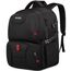 HILUSEN Groß Rucksack Herren 50L,Arbeit Rucksack Laptop Rucksack Herren 17.3 Zoll Schulrucksack mit USB Ladeanschluss Business Reisen Notebook Tasche Rucksäcke Männer Frauen Jungen Teenager Schwarz