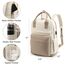 LOVEVOOK Rucksack Damen, 15,6 Zoll Laptop Schulrucksack Mädchen Teenager mit Laptopfach, Wasserdichter Schultasche Daypack Elegant für Schule Uni Reise Arbeit, Khaki Beige