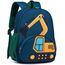 LOIDOU Kinderrucksack Jungen Kinder Rucksack Tagesrucksack Vorschulrucksack Kindergartentasche Schulrucksack für Schule Kita 38cm 3-8Y