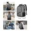MATEIN Laptop Rucksack Herren 17 Zoll, Großer Wasserfester Rucksack Herren Reisen Tasche Arbeit Business Schulrucksack mit USB Ladeanschluss, Anti Diebstahl TSA Backpack Teenager Daypack, Grau