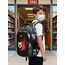 Asge Schulrucksack Jungen Teenager Schulranzen Mädchen 3 5 Klasse Ranzen Ergonomischem Kinder Fußball Druck Rucksäcke 8 10 15 Jahre School Bags for Boys Wasserdicht für Schultaschen Schule