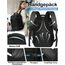 KLOSTAIN für Easyjet Handgepäck 45x36x20 Handgepäck Rucksack Reiserucksack Flugzeug Tasche Laptop Rucksack 14 Zoll für Herren Damen Schulrucksack Teenager Jungen,Schwarz
