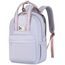 LOVEVOOK Rucksack Damen, 15,6 Zoll Laptoptasche Wasserdicht Schulrucksack Mädchen Teenager Daypacks mit USB Ladeanschluss, Elegant Arbeitstasche Backpack Women für Schule Freizeit Reise, Helllila