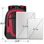 BIKROD Rucksack Herren und Damen, Schulrucksack Jungen Mädchen Teenager, Wasserdicht Rucksack | 15.6 Zoll Laptoptasche mit USB Ladeanschluss | Arbeit Reisen Wandern Backpack mit Anti Diebstahl Tasche