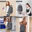 LOVEVOOK Laptop Rucksack Damen, 15,6 Zoll Schulrucksack Teenager mit USB Ladeanschluss, Wasserdicht Tagesrucksäcke Reiserucksack, Elegant Travel Backpack Daypack für Schule Büro Reise, Dunkelgrau