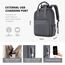 LOVEVOOK Laptop Rucksack Damen, 15,6 Zoll Schulrucksack Teenager mit USB Ladeanschluss, Wasserdicht Tagesrucksäcke Reiserucksack, Elegant Travel Backpack Daypack für Schule Büro Reise, Dunkelgrau